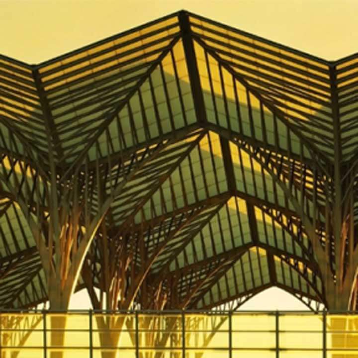Image of a roof and columns