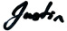 Justin Coley's signature