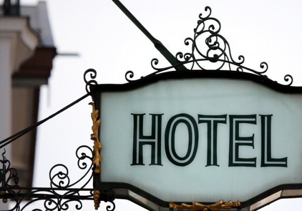 Hotel sign