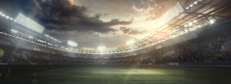 Sport Backgrounds. Dramatic Stadium. Sport Arena