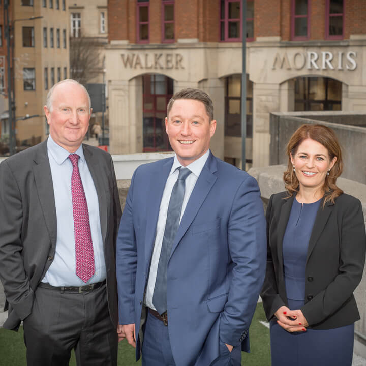 Walker Morris' Partners, Andrew Beck, Rob Abedein and Louise Power