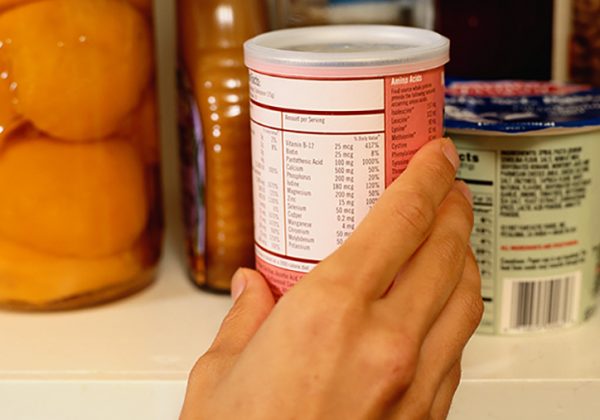 Nutrition Label on Canned Food