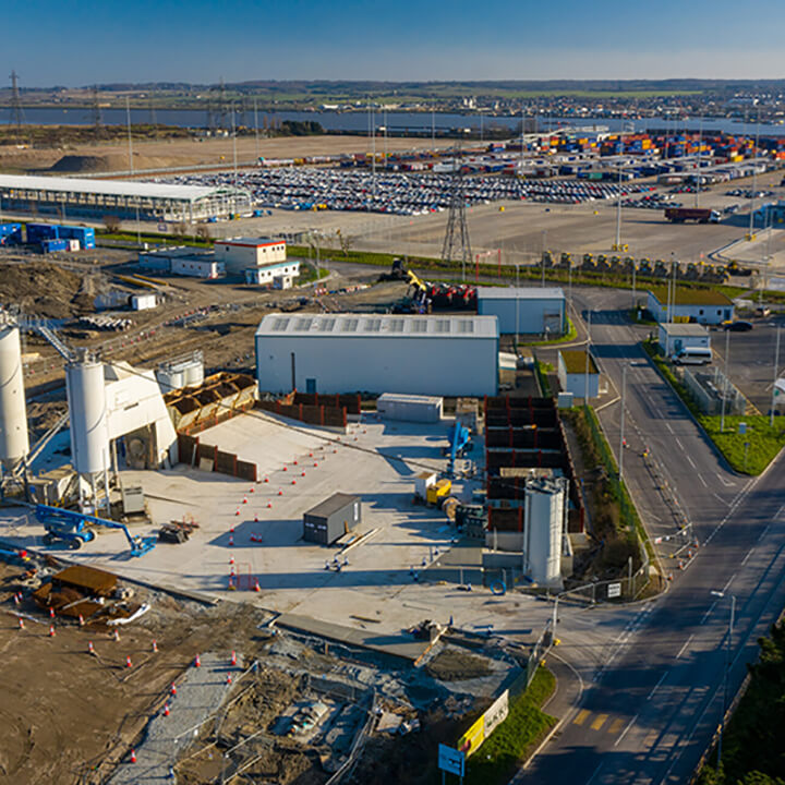 Port of Tilbury Tilbury2 Construction Materials Terminal with Tarmac 2021