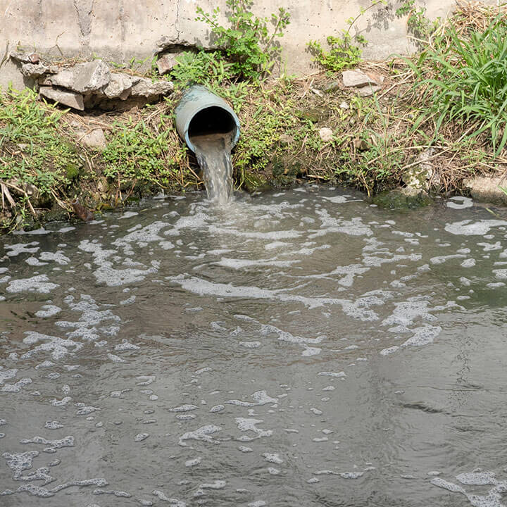 Storm-drain-outflow