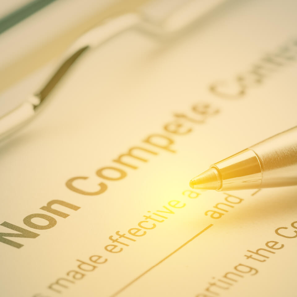 a Non-compete restrictive covenants document