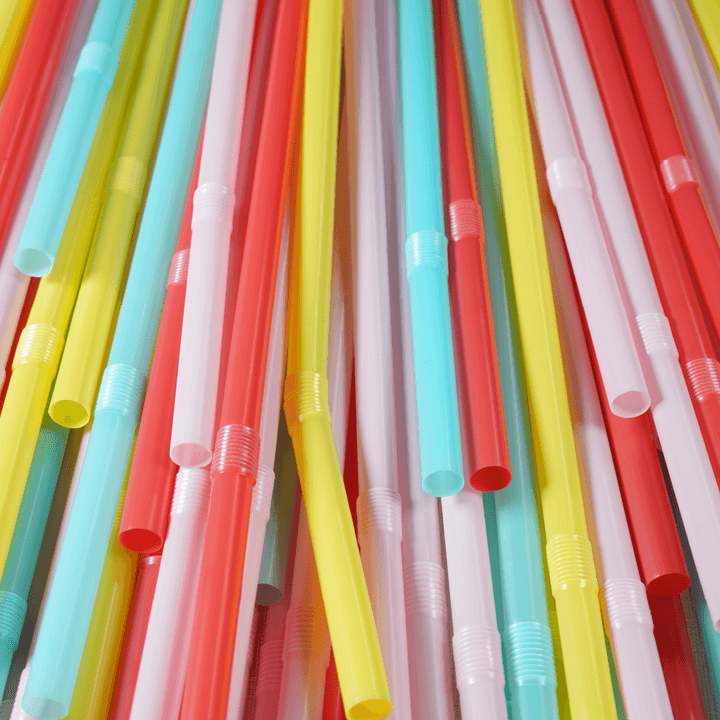 Single use plastic straws