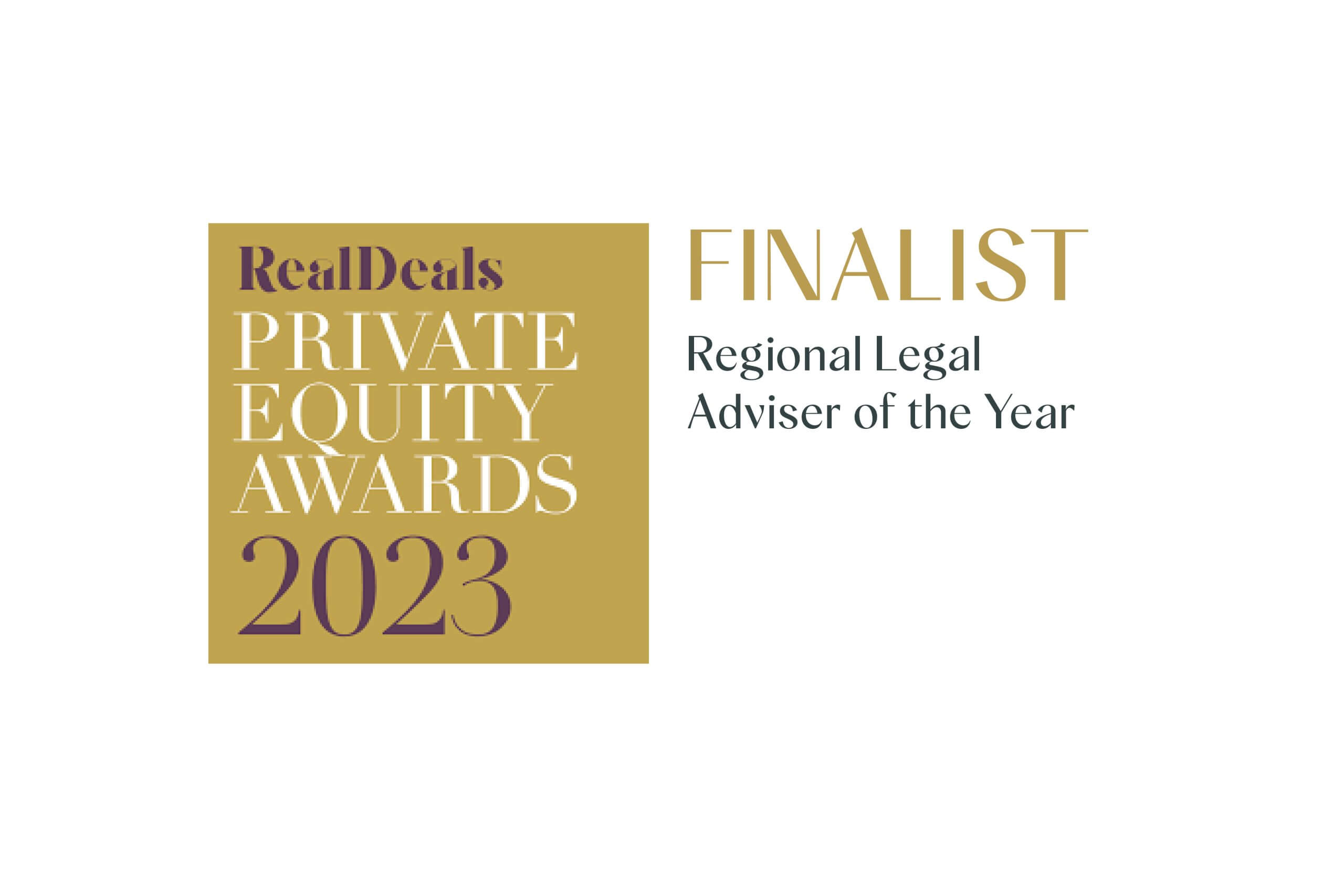 Private Equity Awards 2023 Finalist logo